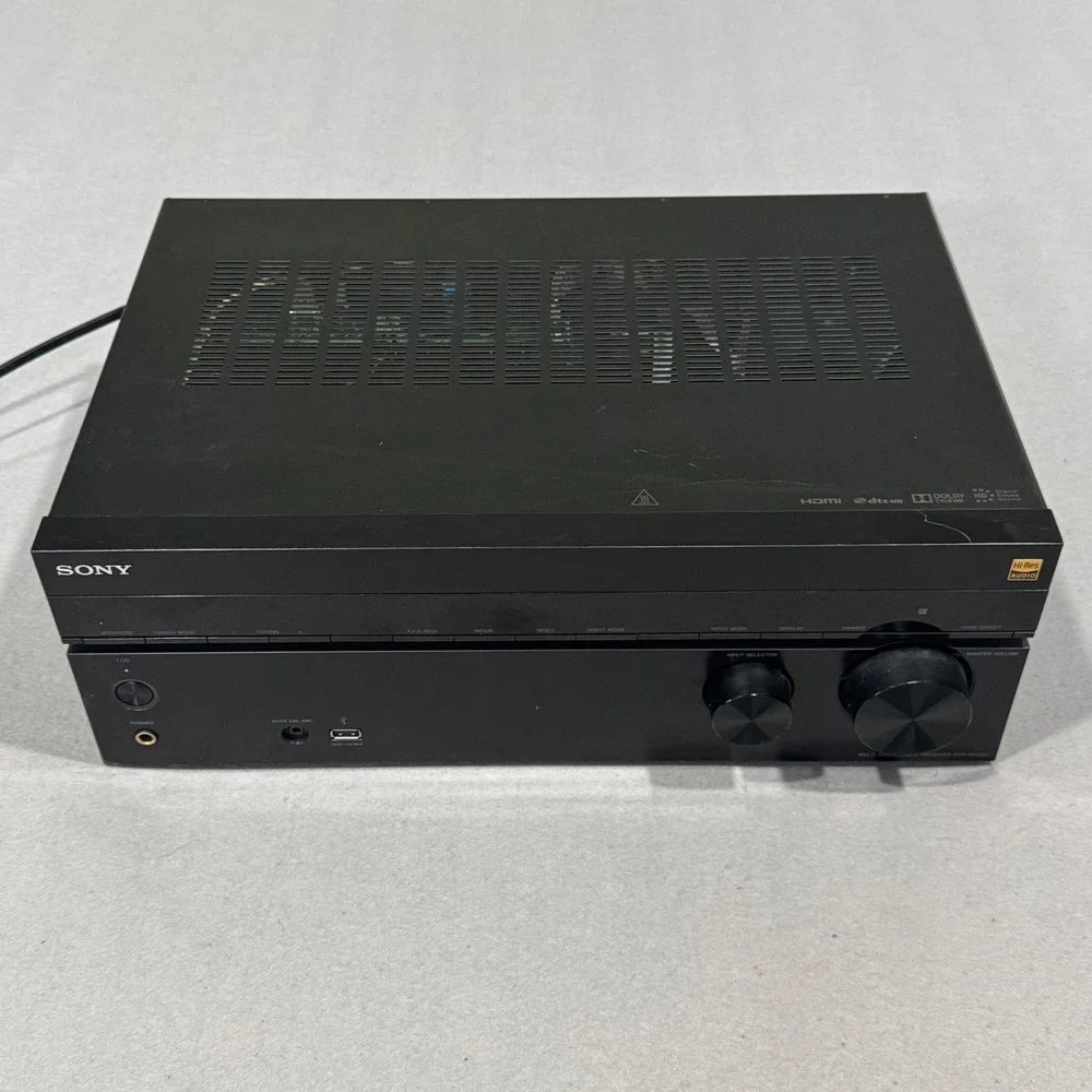Sony STR-DH550 AV Receiver Home Theater Black 5.2 Channel 4K HDMI Hi-Res Audio